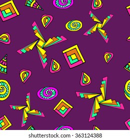 Graphical abstract background of geometric figure seamless