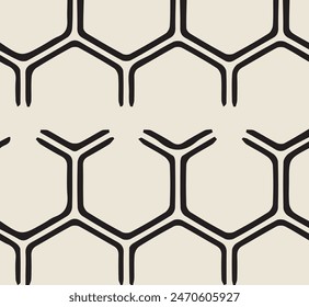 Graphical abstract pattern. monochrome vector illustration