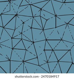 Graphical Abstract seamless pattern background. Vector illustration
