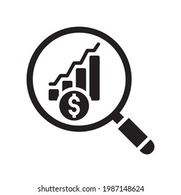 Graphical Analysis Icon ( Black color )
