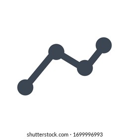 Graphical Analysis Icon Vector Graphic.