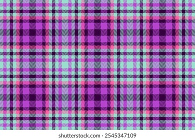 Padrão xadrez plano de fundo gráfico, tartã de tecido de tecido de dentes de cães. Bom vetor de textura de verificação sem costura na paleta de cores escuras e escuras.