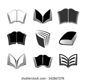 Graphical books icons
