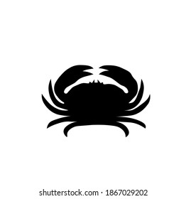 Cangrejo gráfico aislado en fondo blanco,ilustración vectorial