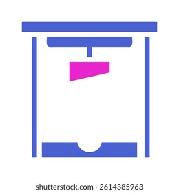 Graphical depiction of a modern 3D printer setup