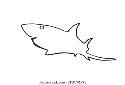 5,803 Shark line drawing Images, Stock Photos & Vectors | Shutterstock