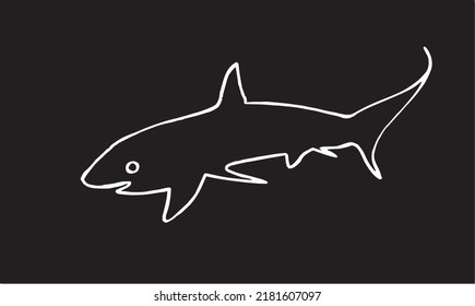 5,803 Shark line drawing Images, Stock Photos & Vectors | Shutterstock