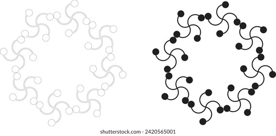 Graphical Geometrical Shapes Vector EPS10 