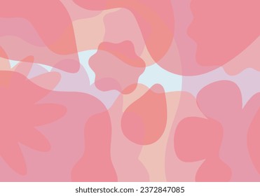 Fondo gráfico de color rosa pastel dibujado a mano