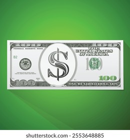 Graphical illustration of hundred dollars