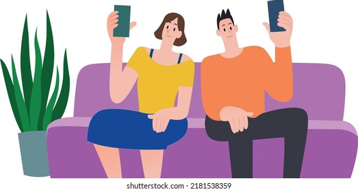 Graphical illustrations of information communication in the current era.