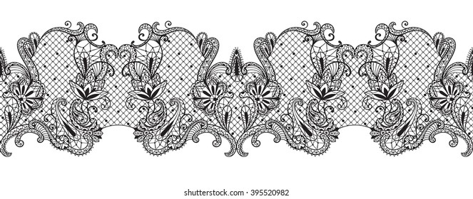 graphical lace ornament