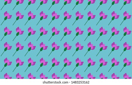 Graphical Lotus flower pattern in dim background