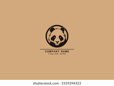 Graphical panda or bear, grizzly bear and panda vector elements. Bears for printing, typography ,design,tattoo and logo