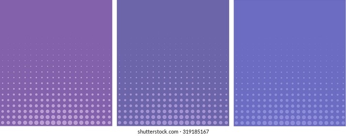 graphical purple lavender gradient in halftone style