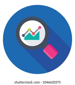 
A graphical report under magnifier concept of financial monitoring 
