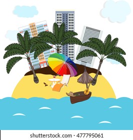 
a graphical representation of a cozy place to relax