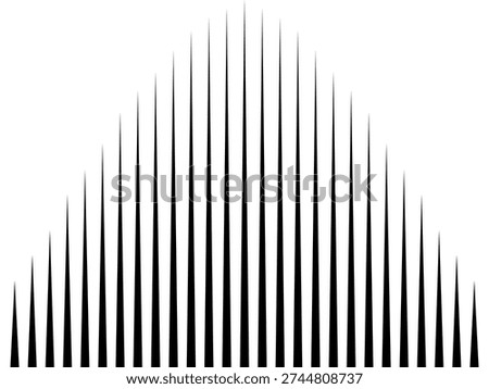 Graphical representation of frequency or amplitude