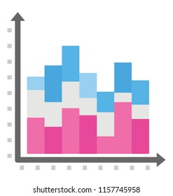 
A Graphical Representation Of A Heat In A Chart, Heat Map Icon 
