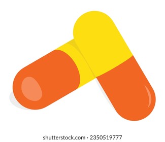 A graphical representation of a pill or pills. It is typically used to represent the concept of medication or healthcare.