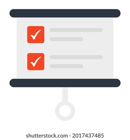 Graphical representation of task board icon