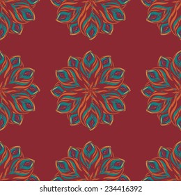 Graphical seamless pattern.Vector illustration. 