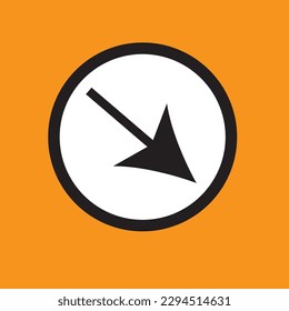 A graphical symbol indicating movement to the right or the availability of a next step.