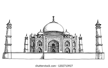 1,356 Black white taj mahal india Images, Stock Photos & Vectors ...