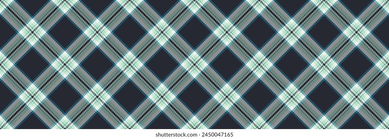 Graphical vector pattern textile, collection tartan seamless check. Nostalgia plaid texture background fabric in dark and light color.