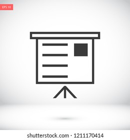 graphics board vector icon eps 10