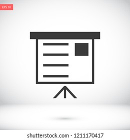 graphics board vector icon eps 10