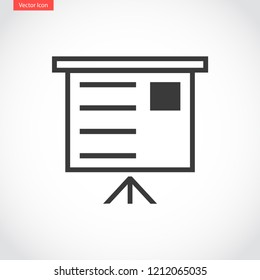 graphics board vector icon eps 10