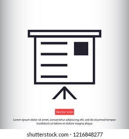 graphics board vector icon eps 10