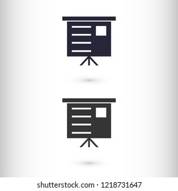 graphics board vector icon eps 10