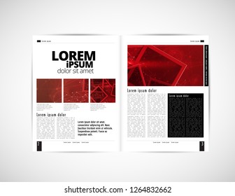 Graphics brochures design templates, vector 