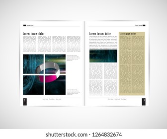Graphics brochures design templates, vector 