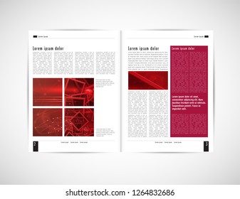 Graphics brochures design templates, vector 