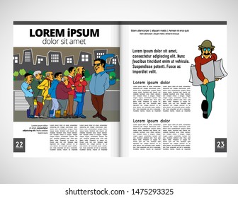 Graphics brochures design templates, vector 