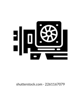 graphics card icon for your website, mobile, presentation, and logo design.