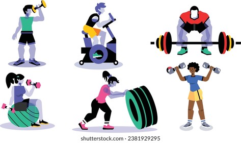 Graphics celebrating a lifelong journey of health, wellness, and physical vitality