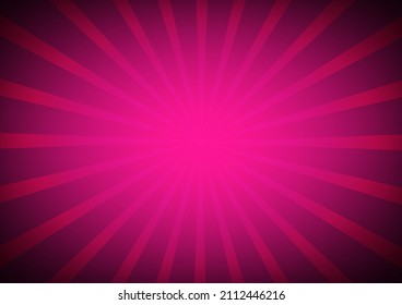 graphics design abstract background explosion wave sunburst violet pink vector illustration