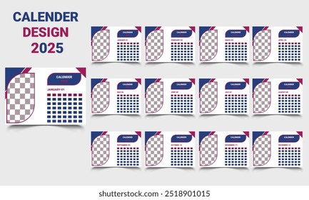 Graphics design with calender design