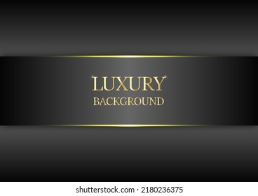 diseño gráfico fondo gris de lujo con fondo de vector dorado brillante