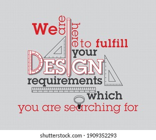 Graphics Design services concept layout