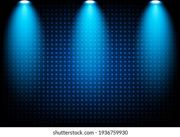 Grafikdesign Topflicht auf blauem Hintergrund