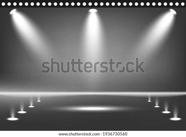 graphics design\
Spot light with gray\
background