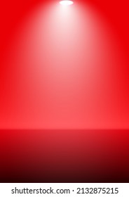 diseño gráfico Spot luz color rojo fondo para ilustración vectorial de fondo
