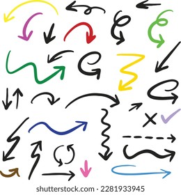 In graphics designing, an arrow can be a useful visual element for several reasons:

Direction: Arrows are commonly used to indicate direction or movement. They can be used to guide the viewer's eye i