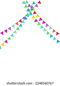 graphics festival flag with for backdrop background vector illustration isolated white background
