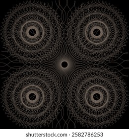 Graphics from geometric shapes. Cubism and Suprematism in art. Vector illustration.